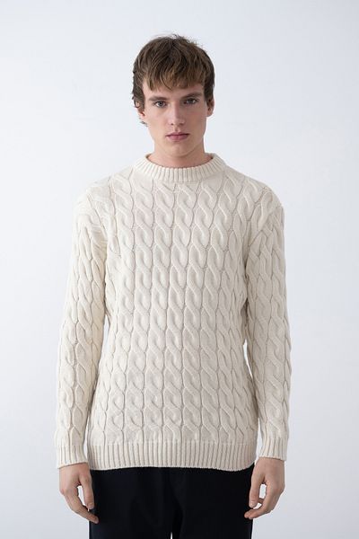 İLKCET MODA Πλεκτό ανδρικό πουλόβερ Oversize