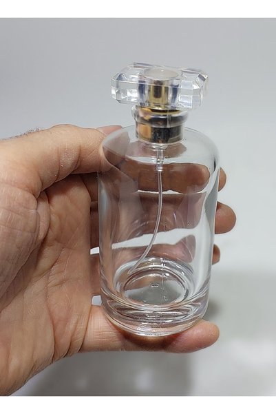 Durucam 10 ADET Cam Kolay kapama Sprey Kolonya Parfüm Şişesi 100 ml - Boş Şiş...