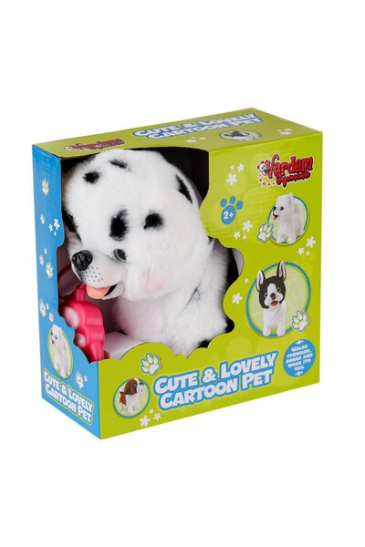 Vardem PR66022-25 Yürüyen Tasmalı Peluş Köpek