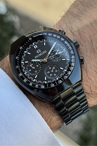 Homies Men's Wristwatch with Gift Box and Bracelet Gift
