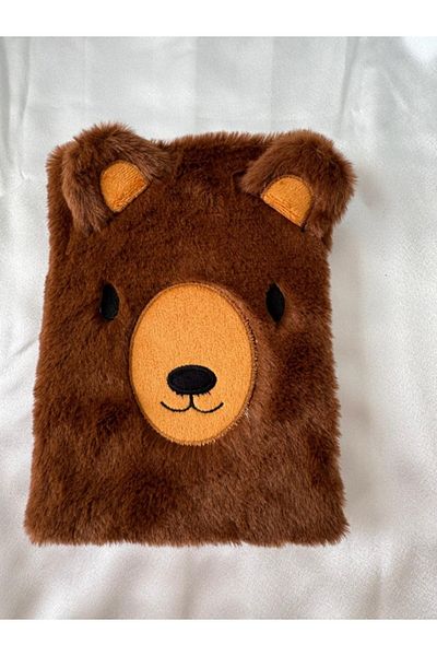 PARLAK EVREN Plush Notebook with Teddy Bear