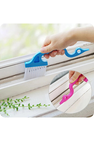 RED KİTCHEN Küçük Temizlik Fırçası Lavabo Banyo Cam Pencere Raylı Pencere Inc...