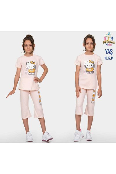 Amur Girl's Suit Bottom Bermuda - Top Set