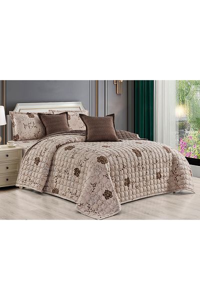 Moon Summer double bed quilt set, light microfiber filling, size 230*250 cm