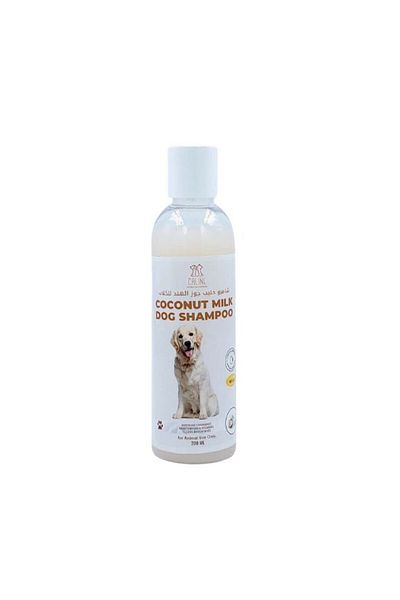 Caline Coconut Milk Dog Shampoo – 200ml Nourishing Formula for Soft, Shiny Coat and Healthy Skin