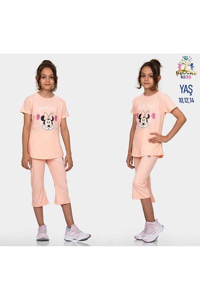 Amur Girl's Suit Bottom Bermuda - Top Set