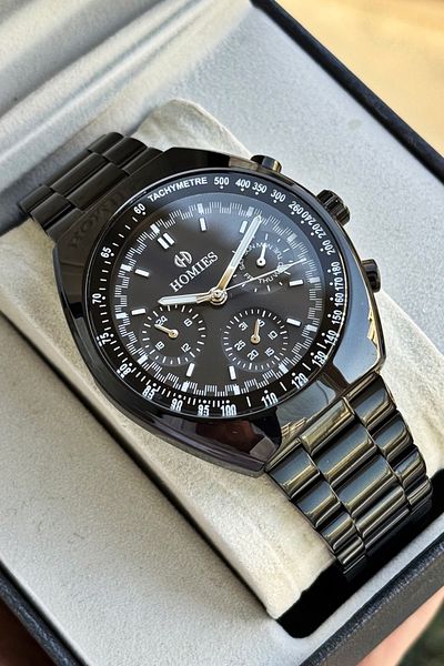 Homies Men's Wristwatch with Gift Box and Bracelet Gift