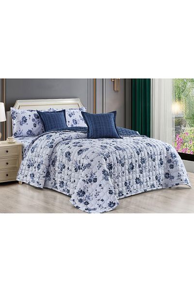 Moon Summer double bed quilt set, light microfiber filling, size 230*250 cm