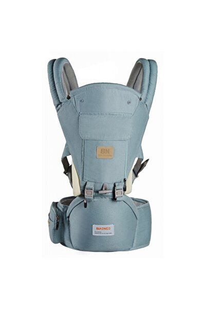 Picodino Marsupiu ergonomic cu scaunel All Seasons, Baoneo , Gri Petrol, 3-25...