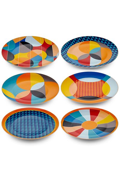 GUNES ZUCCACIYE Shapes Service Plate for 6 People