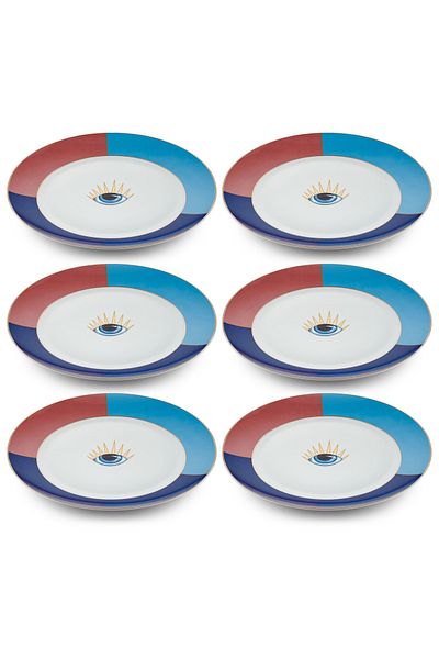 GUNES ZUCCACIYE Eye Service Plate for 6 People