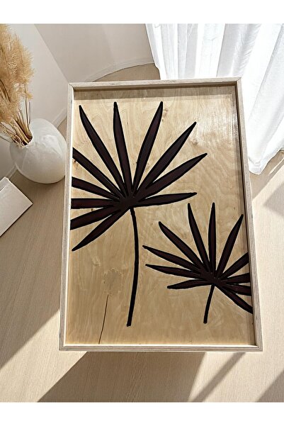 CIGILWOOD WEED Ahşap Bohem Tablo