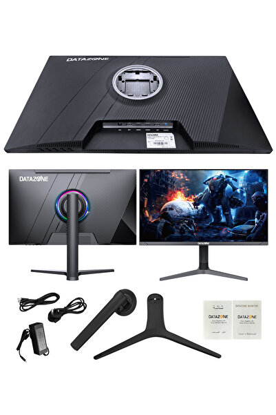Datazone 27" 2K IPS Gaming Monitor, 165Hz, 1ms, FreeSync, HDR, RGB Backlight, 96% sRGB, Vertical Rotate