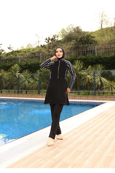 KXSPOR Kx - Hijab Swimsuit-Parachute Full Covered Hijab Swimsuit - Sea and Pool Hijab Swimsuit
