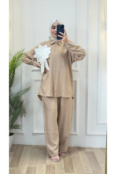 Tebrikler tekstil costum hijab pentru femei model G2871