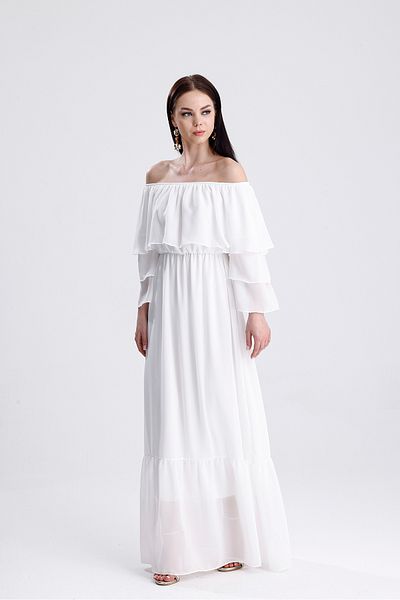 ADASTYLE Γιακάς, Φόρεμα Madonna Red Chiffon