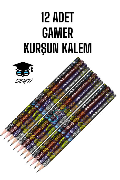 SEYFİKİRTASİYE 12 قطعة من أقلام الرصاص للاعبين المالية التركية