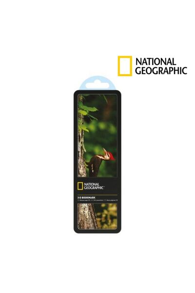 NATIONAL GEOGRAPHIC إشارة مرجعية ثلاثية الأبعاد - إشارة مرجعية على شكل نقار ا...
