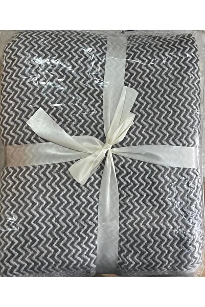 Özdilek Koltuk Örtüsü Seti 3 Parça 140x190 Cm Antrasit 1 Parça Örtü 2 Parça Kırlent