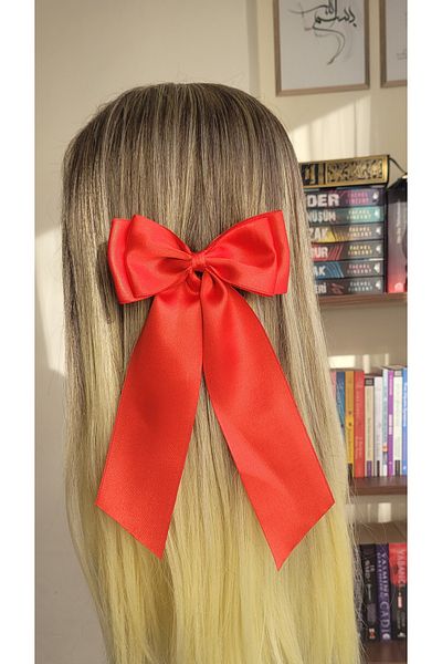 LO ADORO Women Bow Buckle Summer Colors Wedding Nikah Party Buckle Hair Accessory Fuchsia Lilac Purple Burgundy Saks Blue
