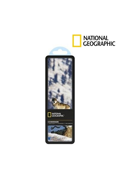 NATIONAL GEOGRAPHIC 3-D Bookmark - Gray Wolf Bookmark