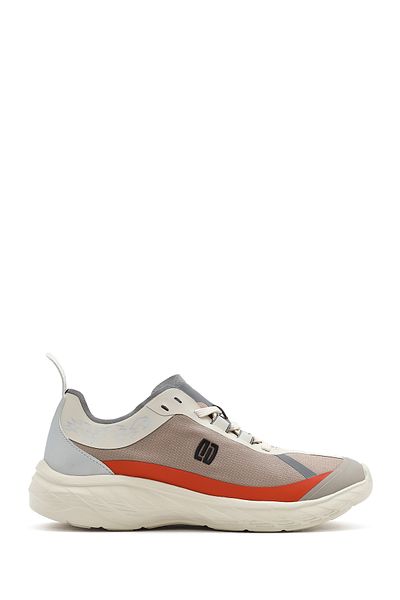 Derimod Women's Beige Lace-Up Thick Sole Sneaker 25Sfe49626F