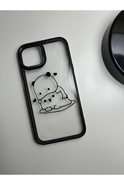 Sticker World Telefon Kılıfı Sticker Dudu Bubu 6x6 cm Siyah