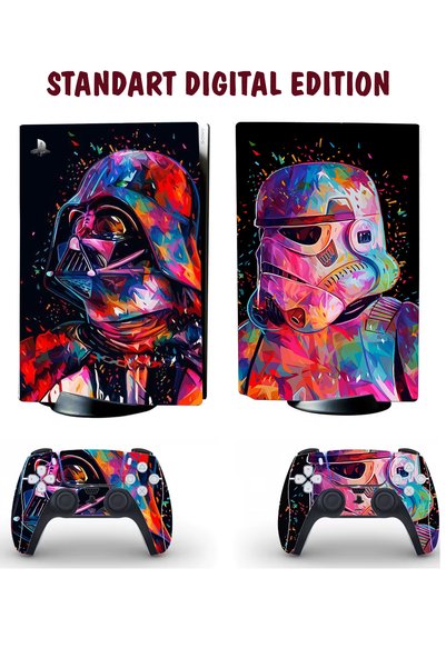 Genel Markalar Darth Vader Playstation 5 Full Sticker Kaplama Seti