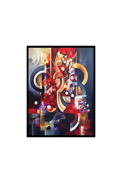 ve Tablou Canvas, Aspiratie, 45 x 60 cm, Rama lemn, Multicolor