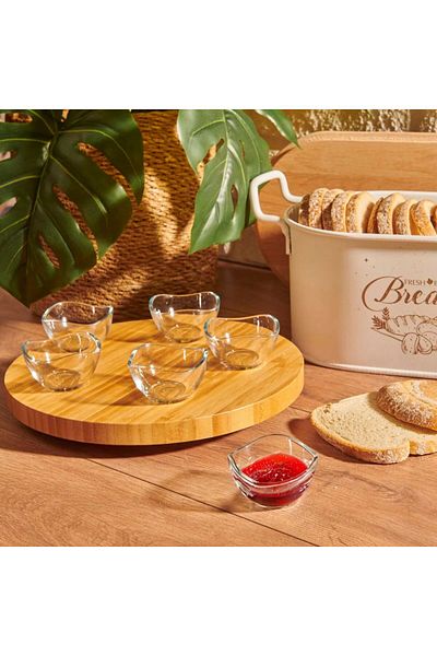 GÜROK Lav Vira Jam Bowl-Sauce Bowl / 6 Pcs -65 Cc