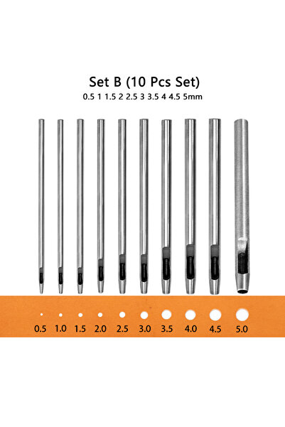 Choice مجموعة B (10 قطع) مجموعة WUTA من 5 إلى 15 قطعة من أدوات ثقب مجوفة وأدا...