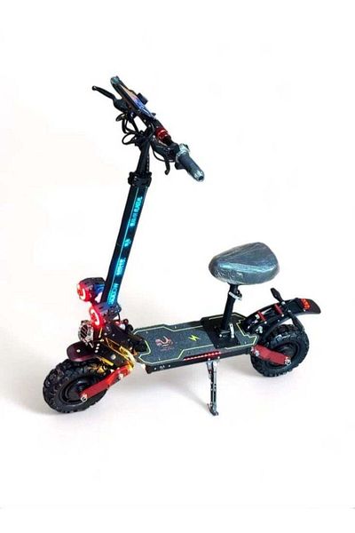 Generic Alligator X16 Electric Scooter - Front Information Display, 20,000mAh Battery, 1500W Front Motor