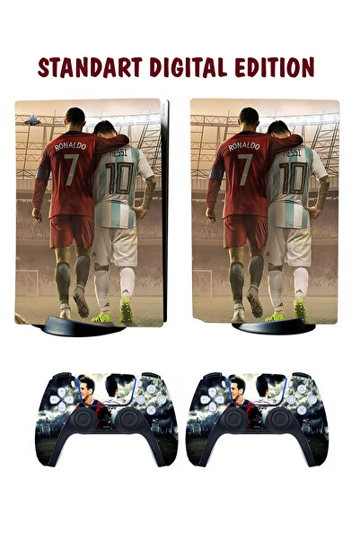 KT Decor Ronaldo-Messi Playstation 5 Full Sticker Kaplama Seti