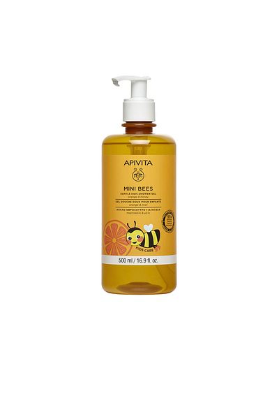 Apivita Mini Bees Gel De Ducha Suave Para Niños Apto Para Pieles Sensibles 500 ml