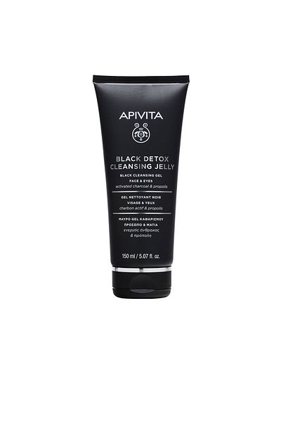 Apivita Black Detox Cleansing Gel – Natürlicher Gesichtsreiniger Mit Aktivkohle Und Propolis 150 ml