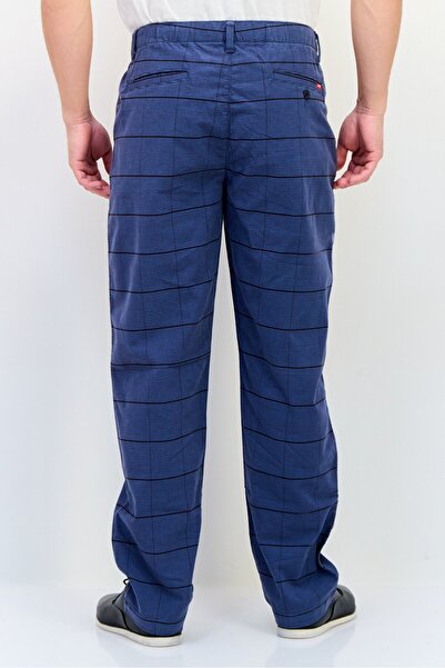 Levi's Men Regular Fit Windowpane Pattern Straight Pants, Multicolor