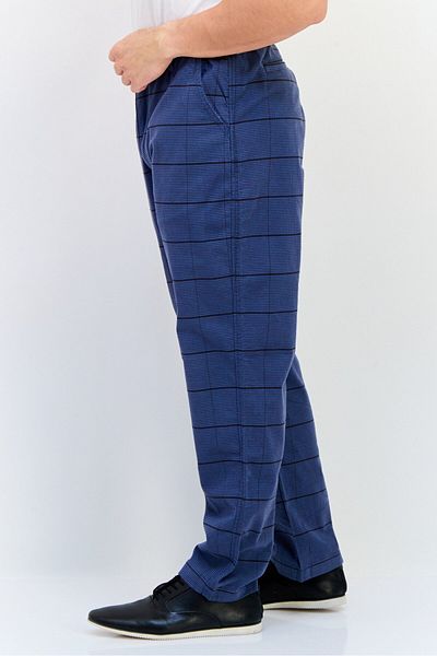 Levi's Men Regular Fit Windowpane Pattern Straight Pants, Multicolor