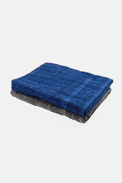 Nautica 2 Pcs Textured Bath Towel, Multicolor