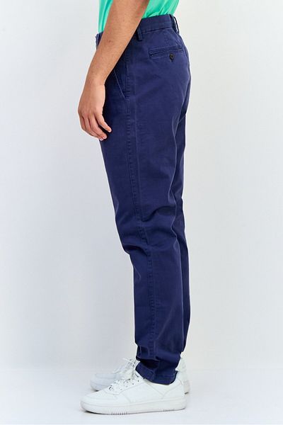 GAP Men Solid Stretchable Straight Leg Pants, Vintage Blue