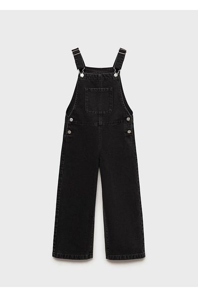 MANGO Kids Long Jean Jumpsuit