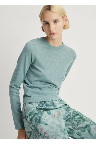MANGO Woman Tricou tricot cu bretele