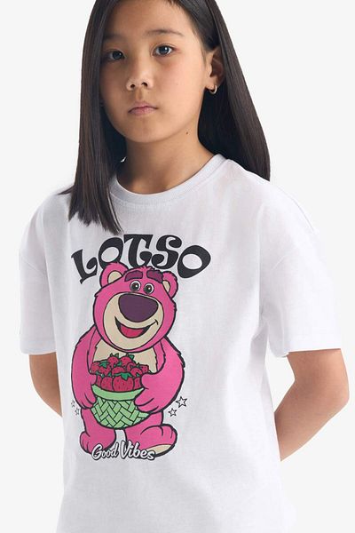 DeFacto Tricou cu mânecă scurtă pentru fete Toy Story Relax Fit E6557a825hs