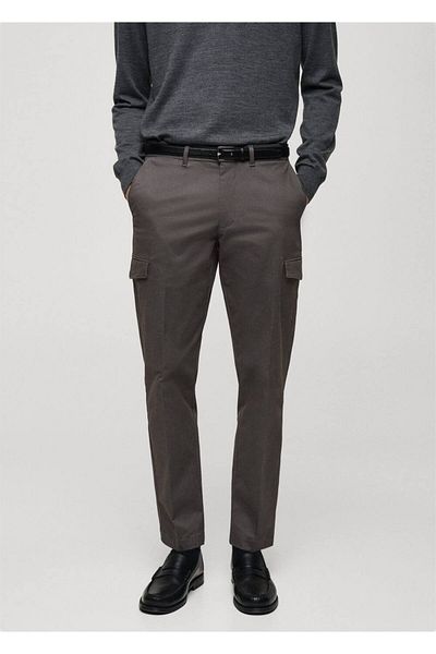 MANGO Man Regular Fit Cotton Cargo Pants