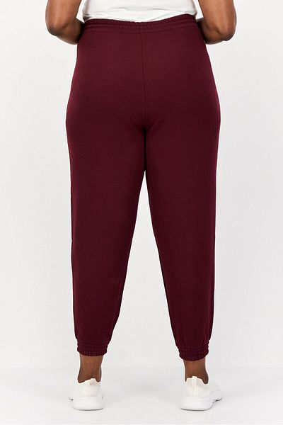 adidas Original X Moomin Women Embroidered Logo Outdoor Sweatpants, Maroon