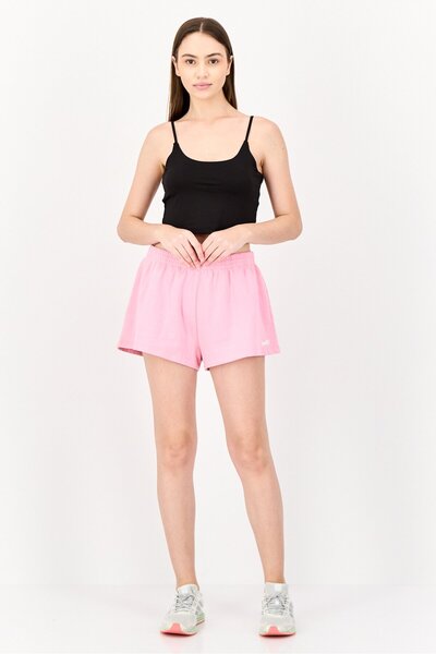 Levi's Women Brand Logo Basic Shorts, Pink