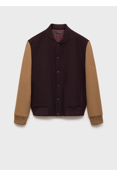 MANGO Man İki tonlu bomber ceket
