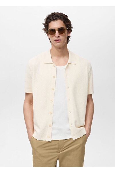 MANGO Man İnce triko gömlek