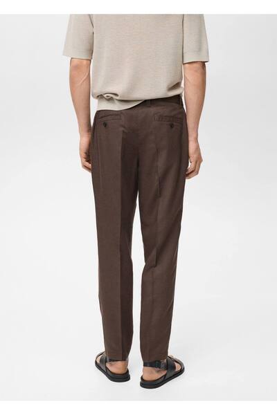 MANGO Man Regular fit keten pantolon