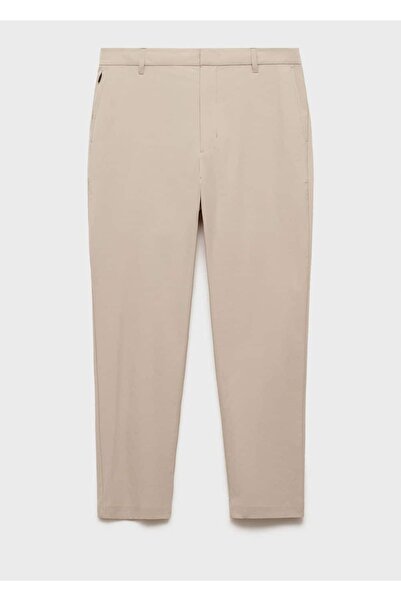 MANGO Man Comfort strech kumaş dar kesim ipli pantolon
