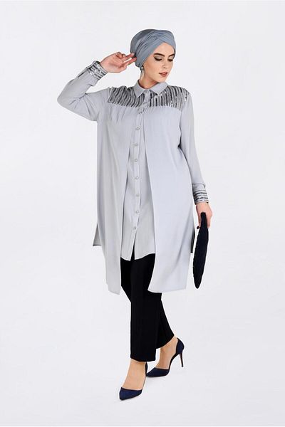Alvina Pul Sequin Embroidered Tunic 2825